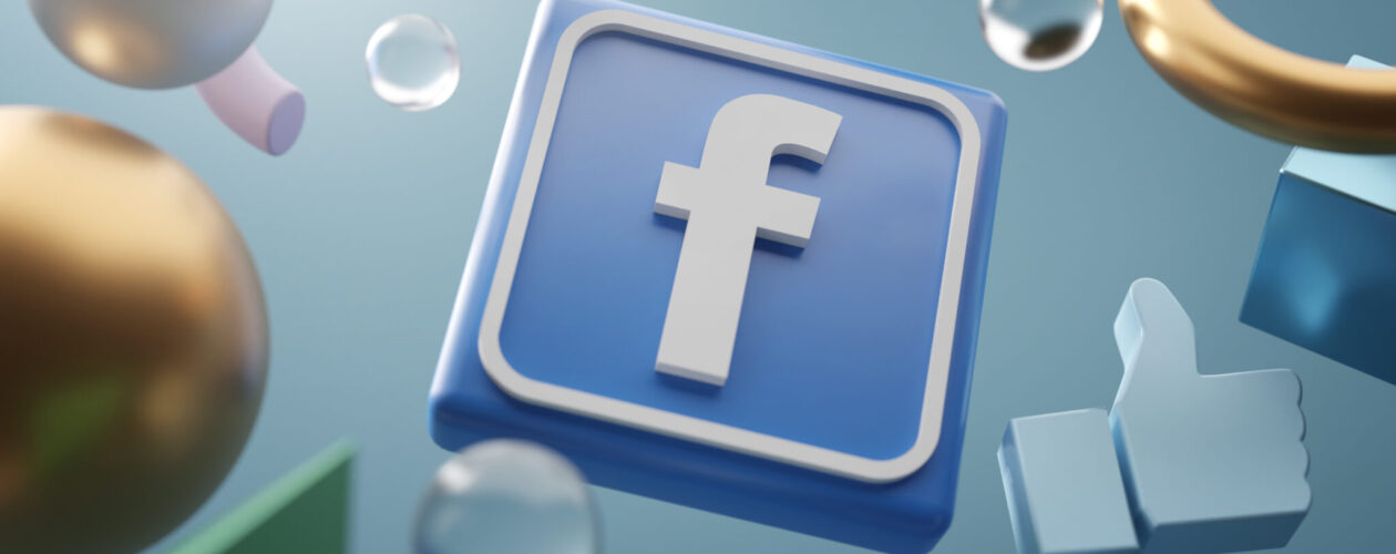Facebook 3D icon