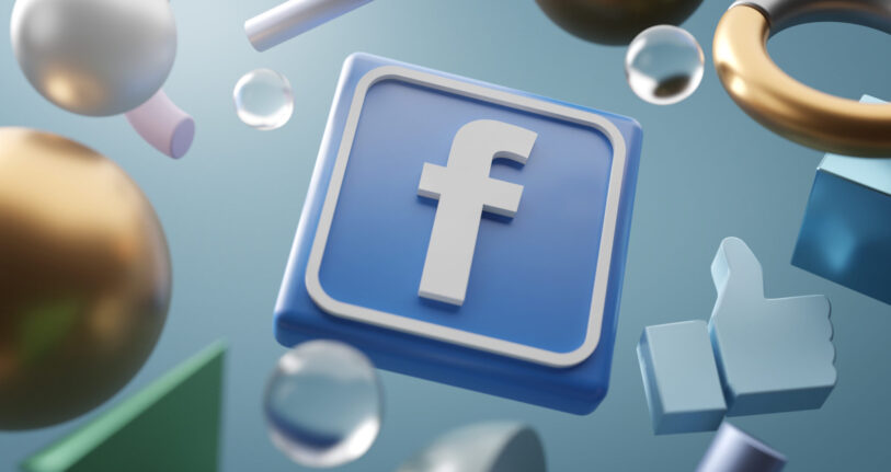 Facebook 3D icon